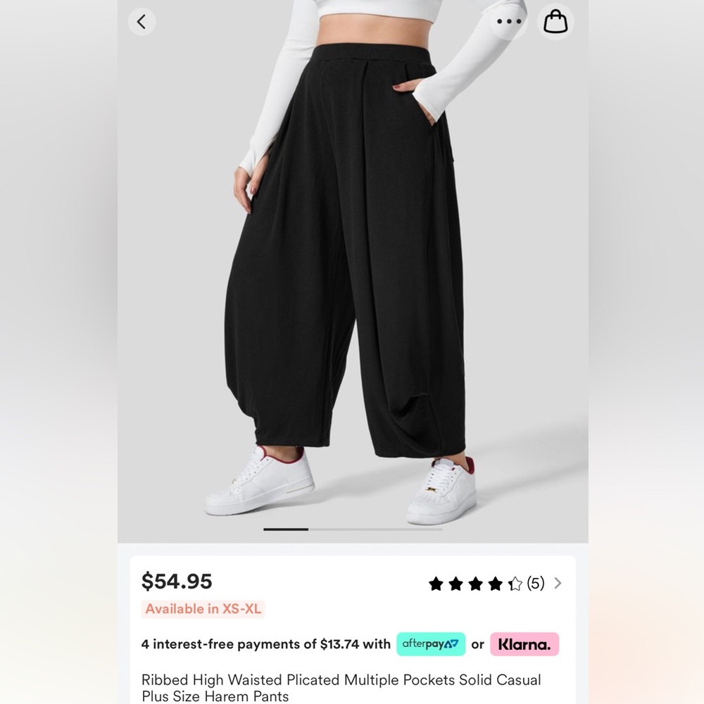 Halara Harem Pants NWT size 2X
